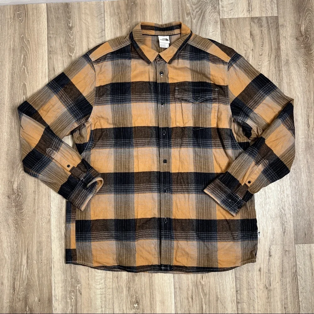 The North Face Men’s Long-Sleeve Stayside Chamois Plaid Shirt XL